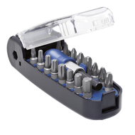 Bit box, 17-pc. universal with bit holder